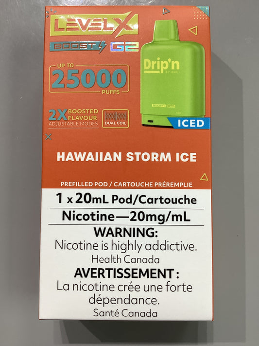 Drip’n Level X 25K Pod Hawaiian Storm Ice