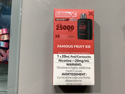 Flavour Beast Level X Pod 25K Famous Fruit KO