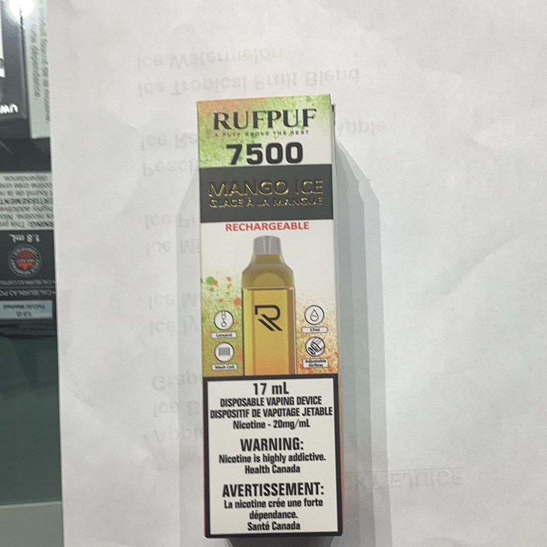 Rufpuf 7500 Mango Ice 17ml