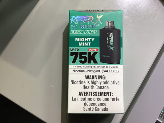 Ripper X 75K Mighty Mint Ice Pod