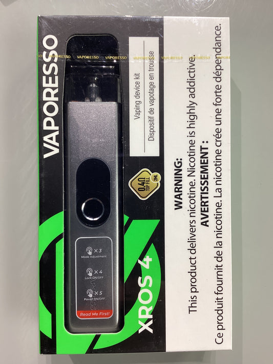 VAPORESSO XROS 4 Device Kit - Silver